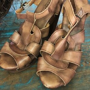 Bed Stu Caitlin leather platform sandal 11